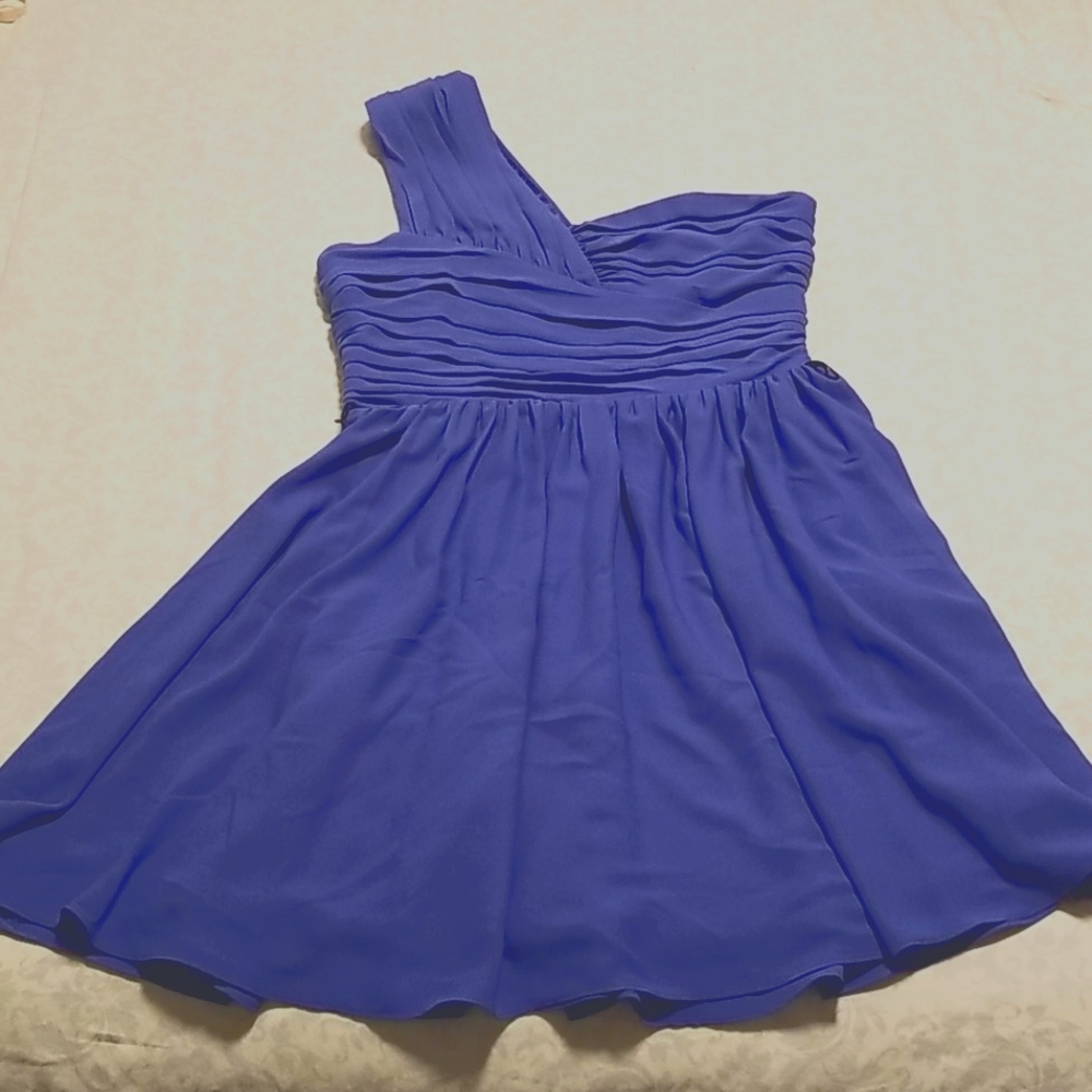 Express size 6 one strap chiffon party dress